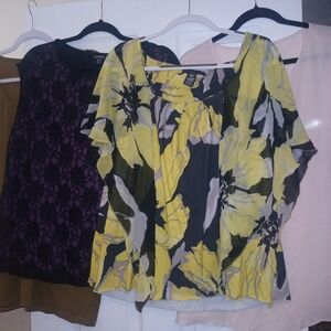 Cato George Apostrophe Tops. Lot Of 4.  All Size 18/20